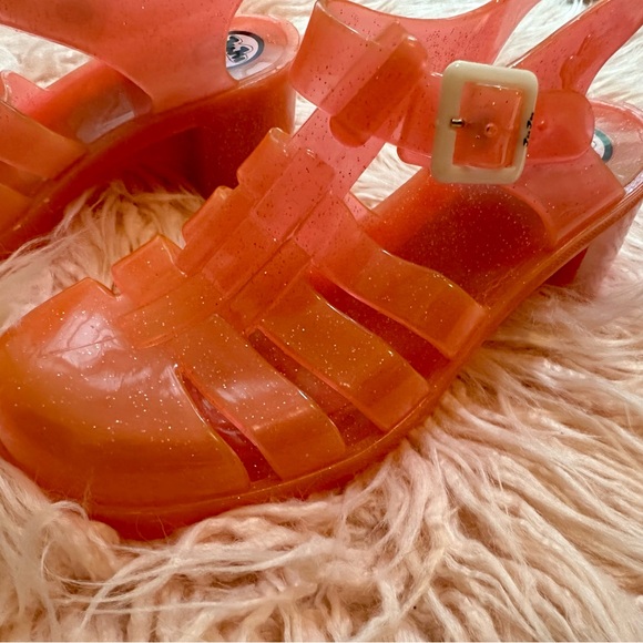 NWOT JuJu Platform Jelly Shoes Pink - Picture 2 of 12